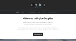 Desktop Screenshot of dryicesupplies.com.au
